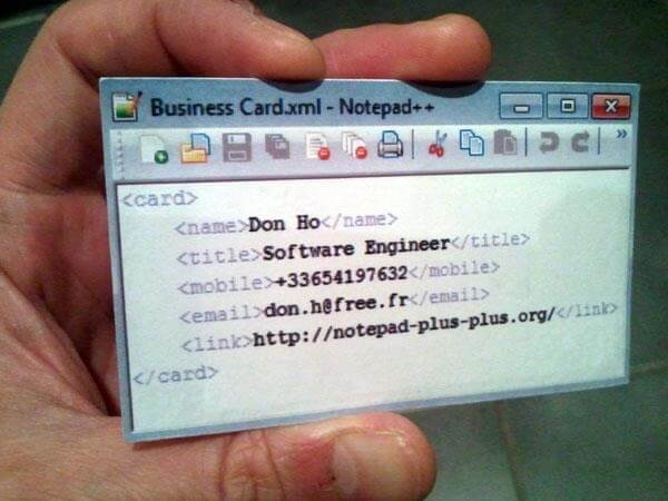 Creative Business Card