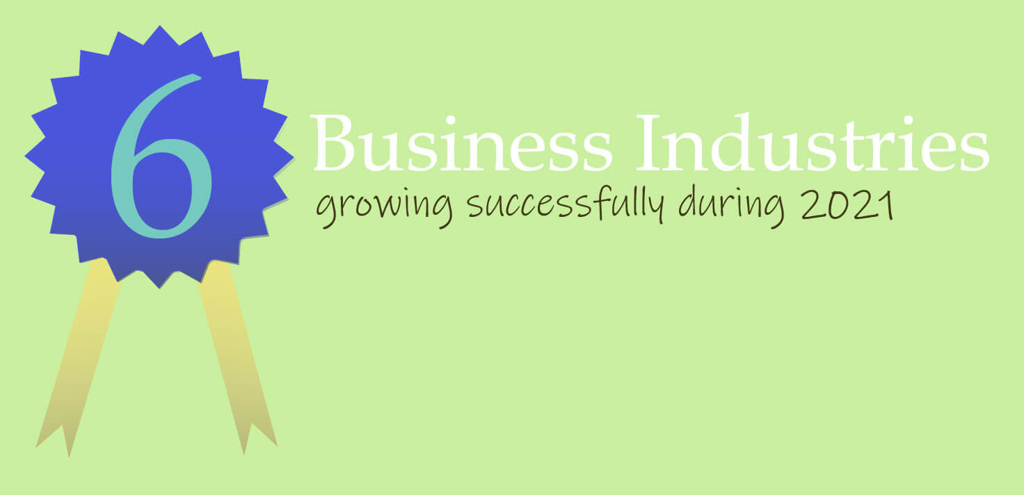 6 Business Industries Growing Successfully During 2021 [INFOGRAPHIC]