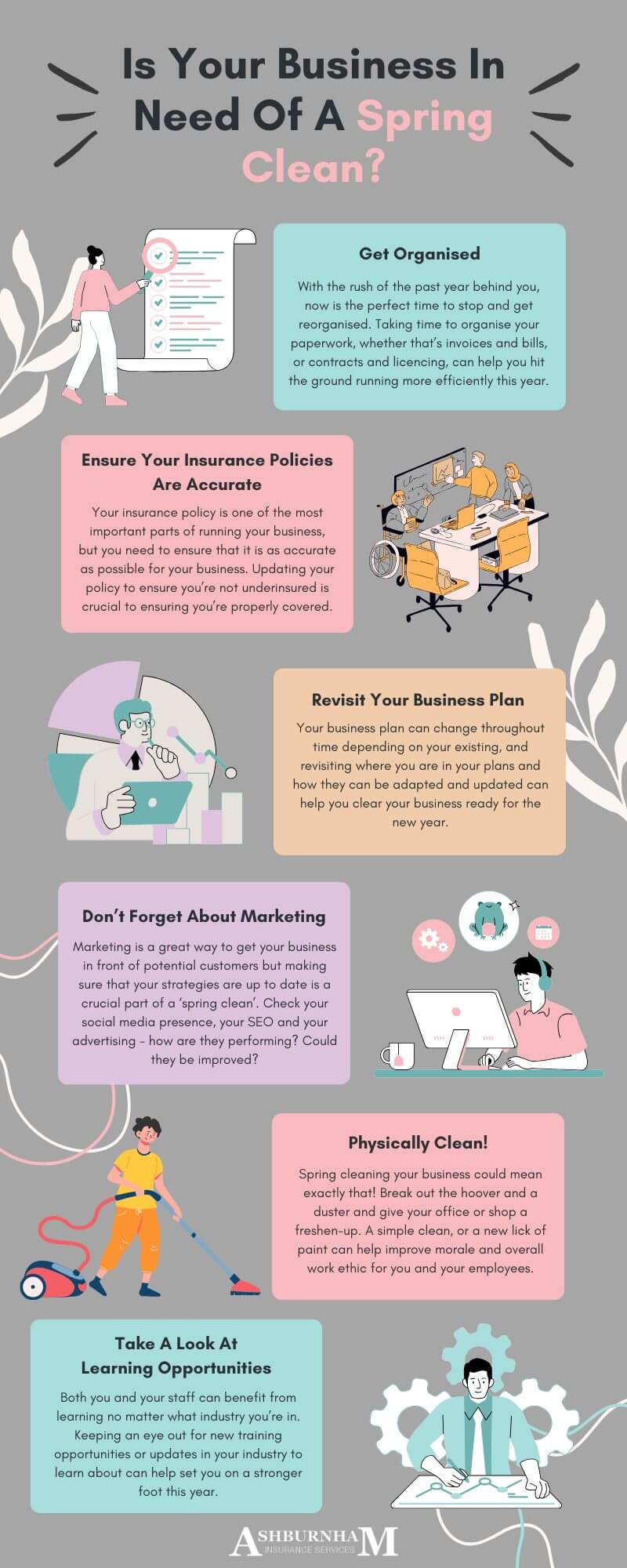 Business Spring Clean Infographic
