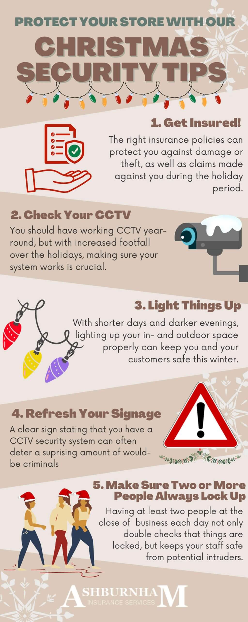Christmas Security Tips Infographic